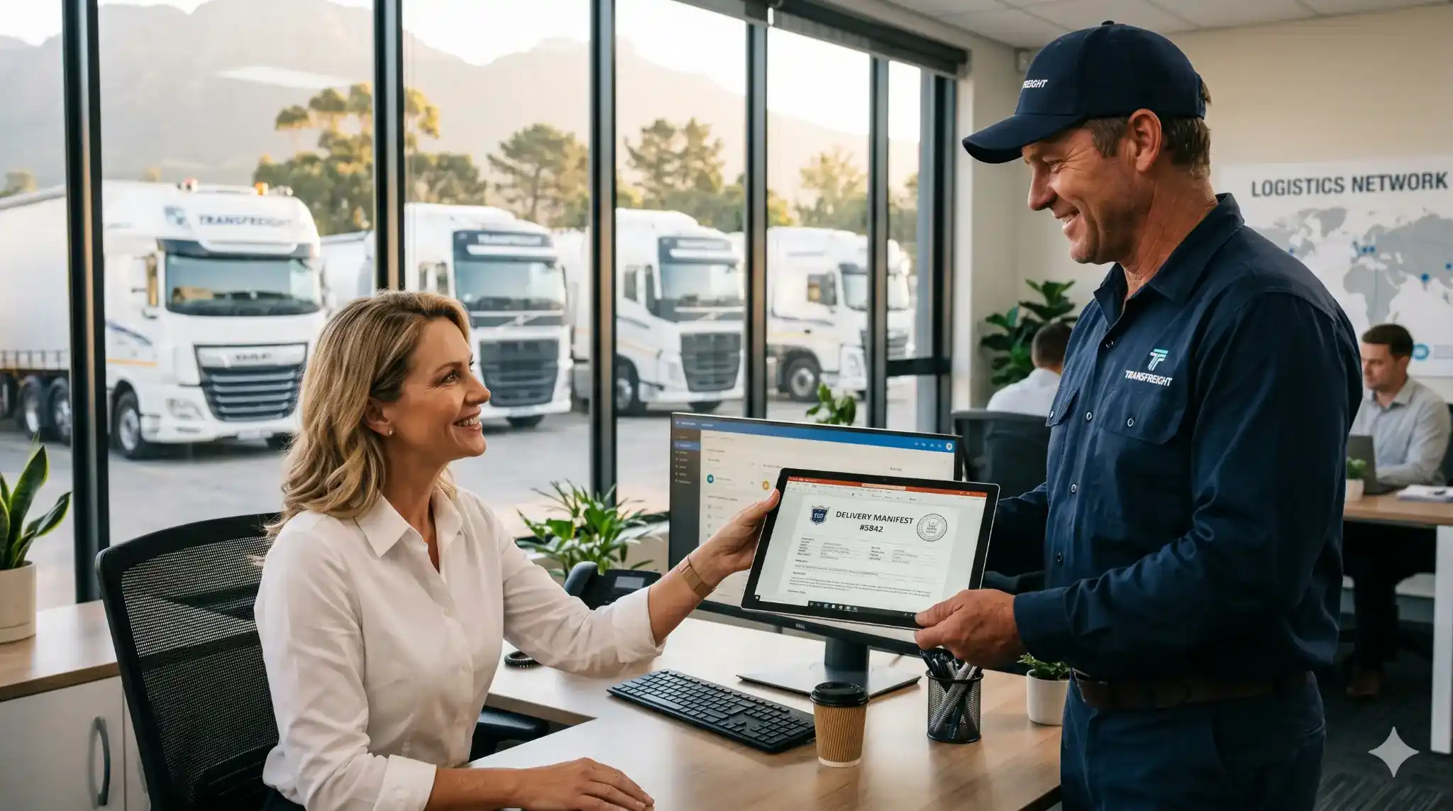 How can I get a copy of my 2290 - fleet manager handing a truck driver his stamped Schedule 1 proof of HVUT payment